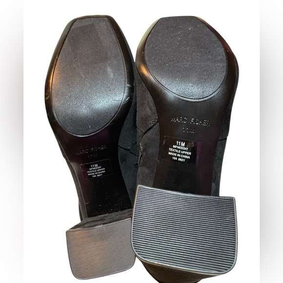 Marc Fisher Needit Faux Suede Ankle Boots - Picture 6 of 11